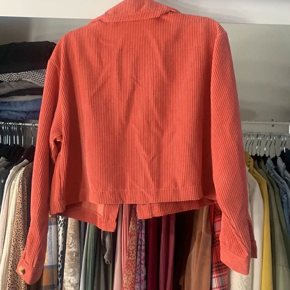 Peach Colored Button Up - Picture 2 of 4